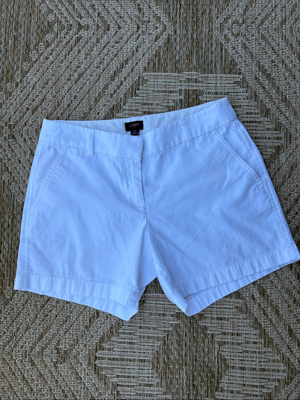 J. Crew White Women's Bermuda Shorts